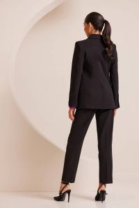 Double breasted black blazer BLANCH